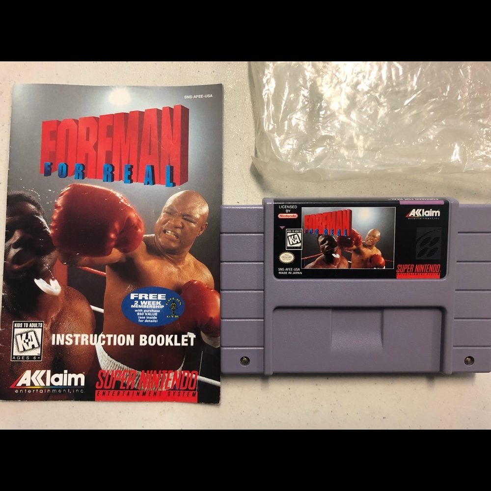 Super Nintendo Foreman For Real